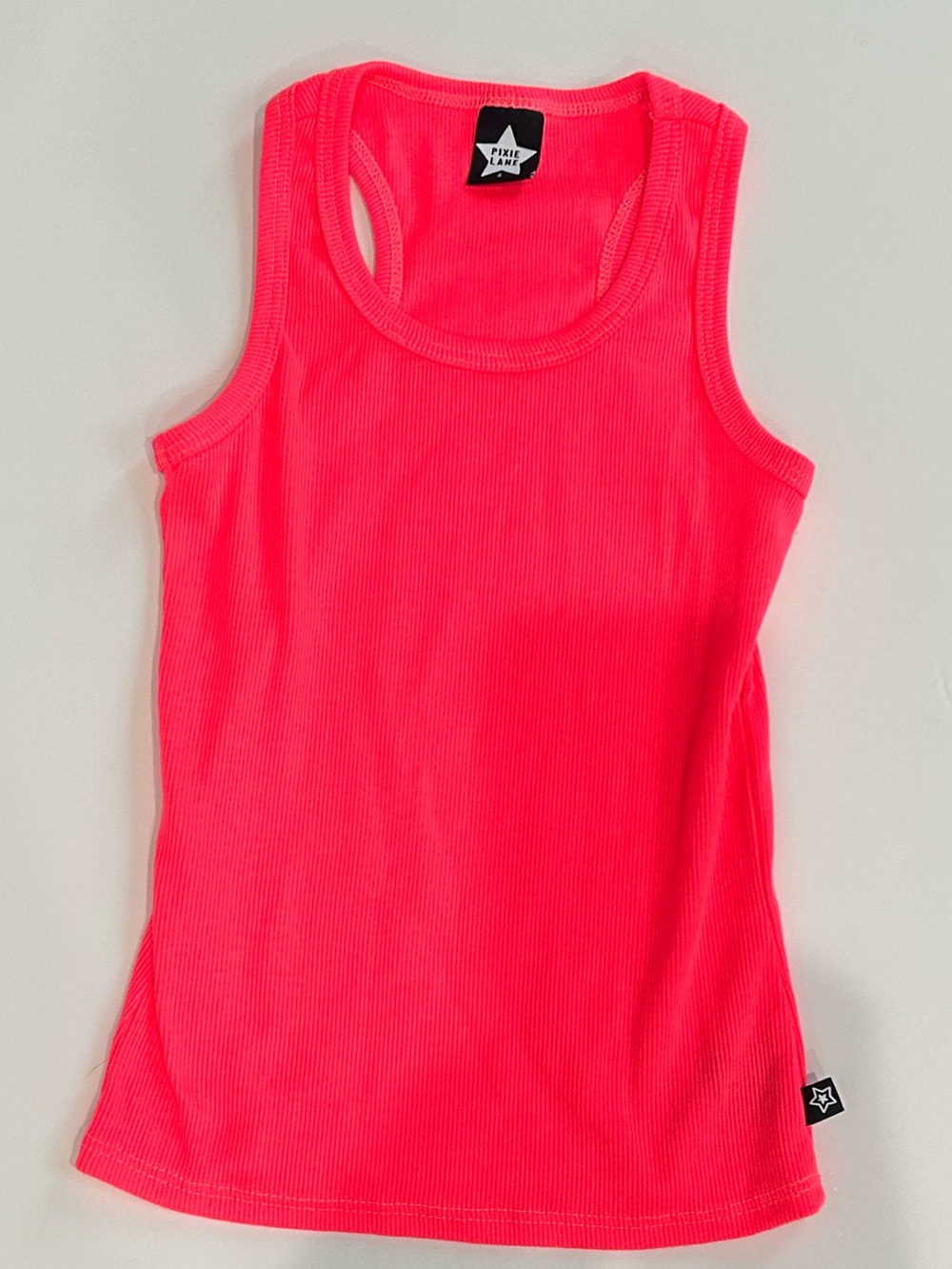 Pixielane Tank Top in Neon Pink